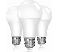 Kathlelxh-E27 Led Light Bulb, 13w Cool White 6500k, 100w Incandescent Equivalent, A60 Led Screw Bulbs, 1200lm, Energy Saving, Ac 220v-240v, Non-Dimmable, Pack Of 3[H305]
