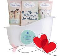 Kathlelxh-- Ensemble De Bain Et Douche I Love You Au Parfum De Vanille Coffret Cadeau Pour Les Femmes Pour Se Déten E Le Jour De Leur Anniversaire, Noël, Coffret Bien-Être 5 Pièces Et Coff[H863]
