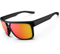 Kathlelxh-Lunettes De Soleil Polarisées Légères Pour Homme Et Femme, Monture Tr90, Protection Uv Pour Conduite, Pêche, Golf, Voyage, Noir Mat Et Orange, Noir Mat Et Orange[H1361]