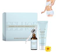 Kathlelxh-Skin Firming Butter, Huile Corporelle Naturelle Nourrit, Crème Anti-Cellulite, Huile Raffermissante Pour Mas Anti Cellulite, Beurre Raffermissant Pour Le Corps, Hy Ate La Peau[H1174]