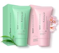 Kathlelxh-Soin Exfoliant Vi , 2 Pièces 50ml Exfoliant Vi Et Corps, Nettoyage En Profondeur, Revital , Equilibre Et Apa - Maintient L'équilibre Des Huiles La Peau (50mlx2, Sakura+Green Tea)[H1000]