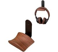 Kathlelxh-Support Casque Gamer Universel Crochet Casque Fait Métal & De Noyer, 2 Manières De Montage, Porte De Casque Pour Écouteurs Pour Studio Bureau Maison[H2079]