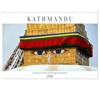 KATHMANDU, Nepals Hauptstadt (Wandkalender 2026 DIN A3 quer), CALVENDO Monatskalender: Bilder von einzigartigen Baudenkmälern, Tempeln, aber auch Smog, Hektik und Verkehrschaos