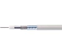 Kathrein 215500016 Câble coaxial Diamètre extérieur: 6.9 mm 75 Ω blanc Marchandise vendue au mètre