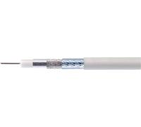 Kathrein 215500019 Câble coaxial Diamètre extérieur: 6.8 mm 75 Ω blanc Marchandise vendue au mètre