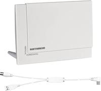 Kathrein BZD 32 Antenne plate DVB-T/T2 active intérieure Amplification: 18 dB blanc