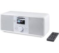 KATHREIN Dab+ Link S12 - Radio Dab+/Internet (Stéréo, 2 × 15 W, Bluetooth Audio Streaming et Fonction d’émission, Services de Streaming comme Deezer, Tidal, etc., Enregistrement USB) - Blanc