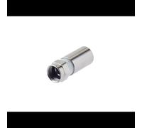 Kathrein EMK 12 F Argent - Kit de 100 connecteurs F métalliques argentés - Référence 21210018 - Poids total 800g