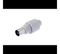 Kathrein EMK 62 : Connecteur IEC, corps en métal et plastique, couleur argent et blanc, Réf. 273123