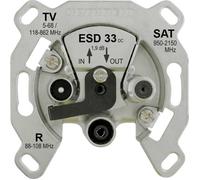 Kathrein ESD 33 Prise antenne BK SAT TV FM encastré Prise de montage en boucle