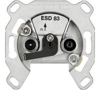 Kathrein ESD 83 Prise antenne BK, DAB+, SAT, TV, FM à visser, encastré Prise boîte de jonction