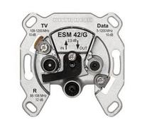 Kathrein ESM 42/G prise de courant TV + Radio Métallique