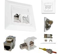 Kathrein ESN 300 Prise réseau encastré insert avec plaque centrale et châssis
