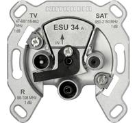 Kathrein Esu 34 Prise Antenne Tv, Fm, sét Encastré Prise Boîte De Jonction