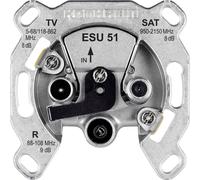 Kathrein ESU 51 Prise antenne TV, FM, SAT encastré Prise terminale