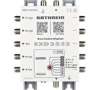 Kathrein EXD 2532 Commutateur multiple SAT Unicable Entrées (commutateur multiple): 5 (4 SAT/1 terrestre) Nombre d'abonnés: 32