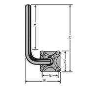 Kathrein Kathrein Support mural long ZAS 63 Quantité:1
