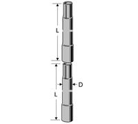 Kathrein Mât enfichable 2,0x48 ZSA 46 218334
