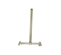 Kathrein ZAS 41 Gris Acier - Support antenne en acier, hauteur 1300mm, diamètre 4.8cm, montage 510-900mm, compatible CAS 60/75/90, angle 0°, 7.5kg
