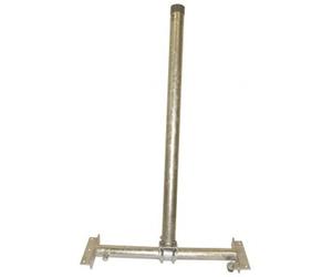 Kathrein ZAS 41 Gris Acier - Support antenne en acier, hauteur 1300mm, diamètre 4.8cm, montage 510-900mm, compatible CAS 60/75/90, angle 0°, 7.5kg
