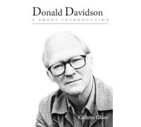 Kathrin Gl¨ uer Donald Davidson (Poche)