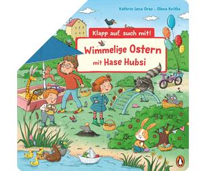 Kathrin Lena Or Wimmelige Ostern mit Hase Hubsi: Lustiges Wimmelbuch mit (Poche)
