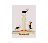 Kathryn McGovern PPR44664 Toile Imprimée, Multicolore, 30 x 40 cm