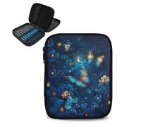 Kathyboom Étui vide pour crochet papillon - Étui de rangement pour crochet - Support de crochet pour fournitures de tricot et de crochet, aiguilles à crochet, accessoires de crochet