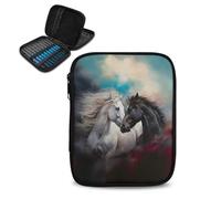 Kathyboom Sac de rangement vide pour crochet avec fermeture éclair - Poche Web et emplacements pour crochets et aiguilles