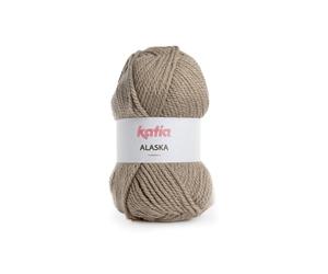 Katia Alaska Couleur 007 Vison 100 Acrylique Pelote de 100 g 115 m grosses Aiguilles de 6-6.5 mm