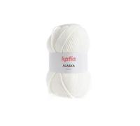 Katia Alaska Pelote de laine 100 g Couleur 003 blanc