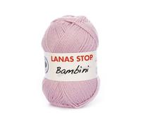Katia Bambini Lanas Stop Pelote de laine, 50 g/env. 200 m Couleur : rose Palo (704)