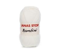 Katia Bambini Lanas Stop Pelote de laine Blanco (000) 50 g/env. 200 m