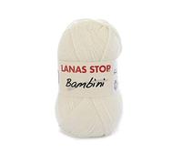 Katia Bambini Lanas Stop Pelote de laine Couleur : Crudo (700) 50 g/env. 200 m