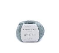 Katia Cotton de yak - Concept - Couleur : Agua Verde (111) - 50 g/env. 130 m coton