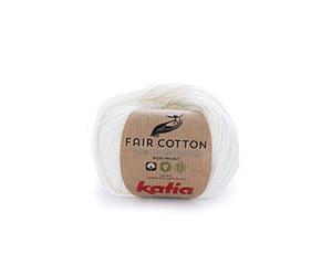 Katia Fair Cotton Fb. 03 Crudo Fil de coton bio pour tricot et crochet