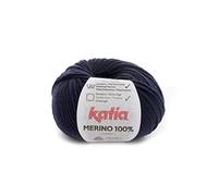 Katia - Fil Katia - Merino 100% Couleur Katia - 5 - Bleu foncé