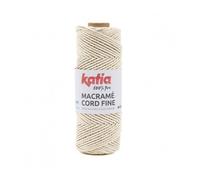 Katia Macramé Cord Fine 50 % coton recyclé 50 % polyester recyclé