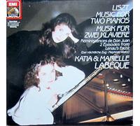 Katia & Marielle Labèque - Liszt-Musik für zwei Klaviere (EMI) / Vinyl record [Vinyl-LP]