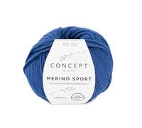 Katia Merino Sport Concept Pelote de laine 50 g/env. 80 m Couleur : jean Oscuro (51)