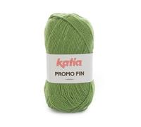Katia Promo-fin - Couleur : Verde (598) - 50 g/env. 170 m coton