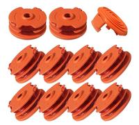 Katifee WA0007/ 50022833 Bobine de rechange pour débroussailleuse électrique filaire Worx WG116 WG119 WG183 4,9 m (bobine de 10 lignes + 1 capuchon)