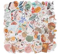 KATIMI 190 Pièces Stickers Scrapbooking, Stickers Aesthetic Vintage, Autocollants Scrapbooking, Autocollant Aesthetic pour Ordinateur Portable, Bouteille d'Eau, Skateboard, Guitare, Valise