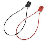 KATIMI 2PCS Cadenas à Code 3 Chiffres, Réglable Câble de 50 cm, Serrure à Combinaison à Câble Métallique, Serrure à Câble Bagages, Serrure de Tente Antivol pour Sac à Dos Valise de Voyage