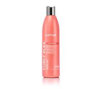 KATIVA Curly Plex Shampoing sans sulfate Cheveux Bouclés 355 ml - Shampoing Hydratant & Anti-Frisottis, Définit les Boucles - Nano-Bond Complex, Beurre de Karité & Graines de Lin - Vegan