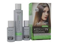 Kativa Keratin Anti-Frizz Straightening Sans Fer à Lisser Extra Brillant 30 Jours