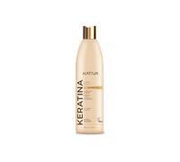 KATIVA Keratin CYSTEIN PROT Shampooing 355 ml Kératine Végétale Cysteine Protéines : régénère et renforce la mèche des cheveux de la racine à la pointe, augmente la fermeté du cheveu