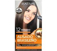 Kativa Kit de lissage brésilien kit à la kératine pour le lissage des cheveux 225 ml