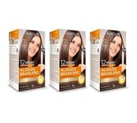 Kativa Kit de Lissage Brésilien - Soin Lissant Professionnel - Vegan - Durée 12 Semaines