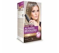 Kit lissage brésilien Kativa cheveux clairs blonds sans formol